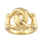 Celine Ring Diamond 18k YG Yellow Gold — view 2
