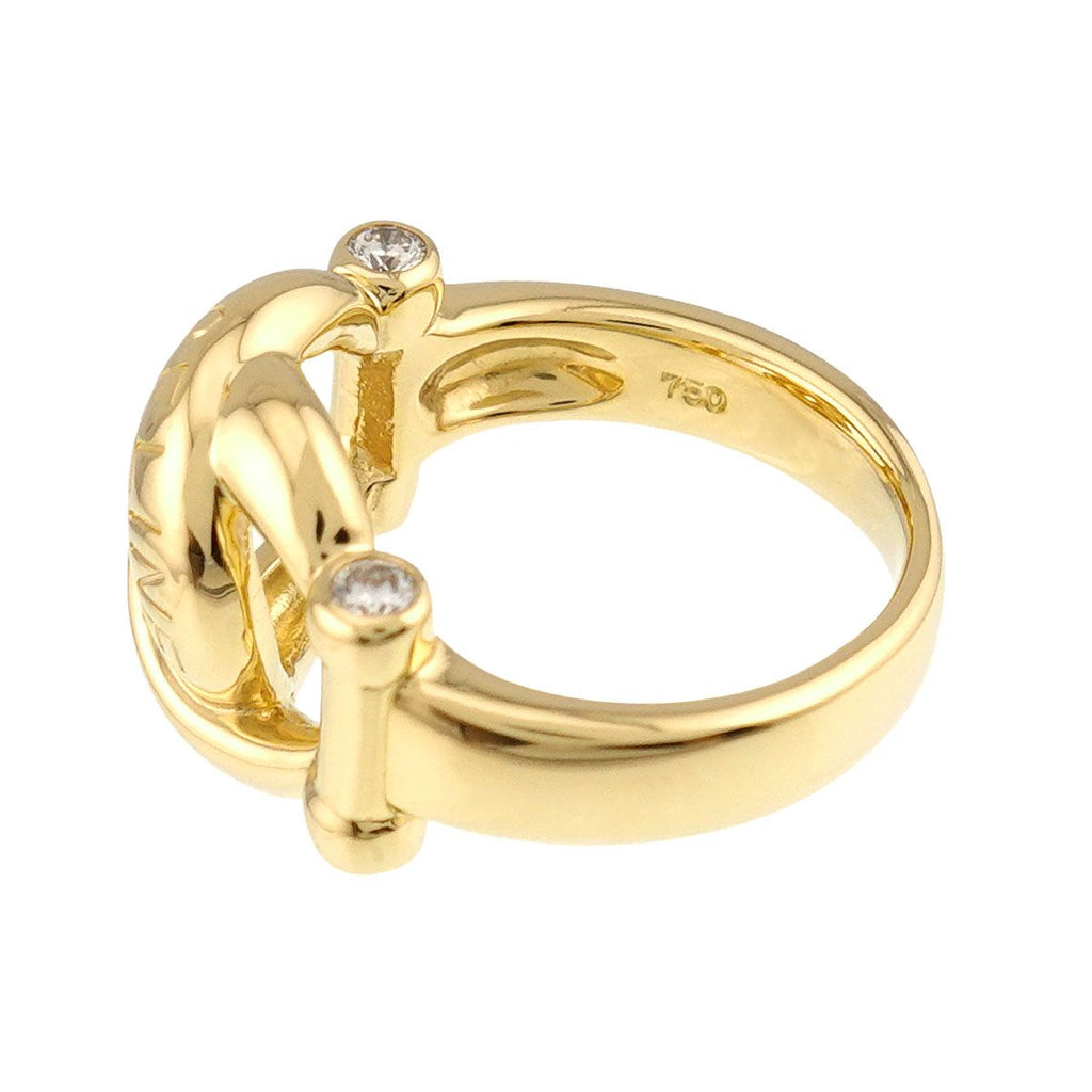 Celine Ring Diamond 18k YG Yellow Gold — view 4
