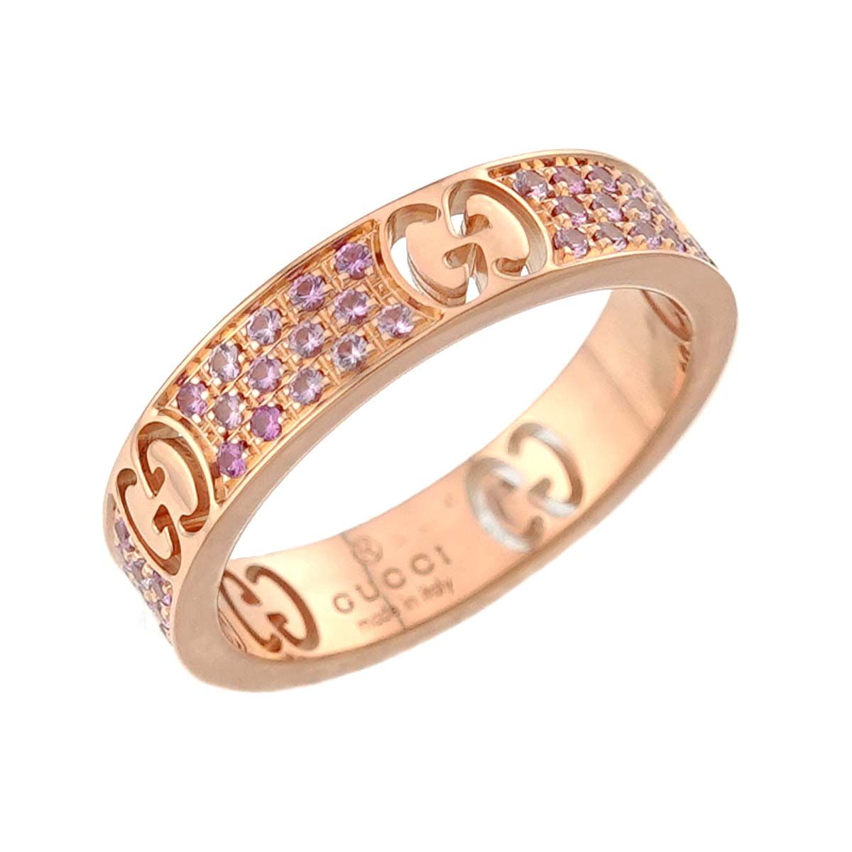 Gucci Icon Saffiano Ring 18k PG Pink Gold 750 — view 5