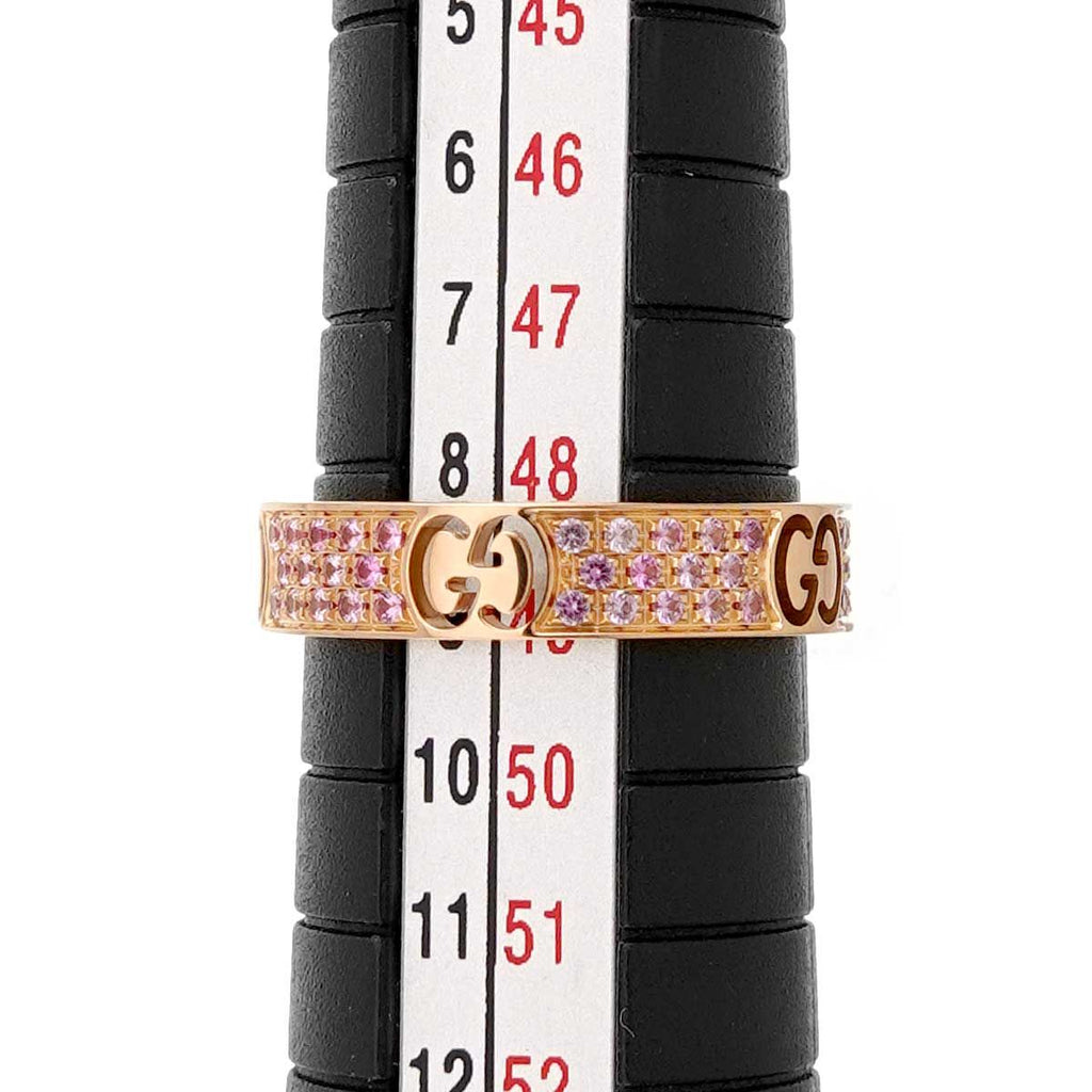 Gucci Icon Saffiano Ring 18k PG Pink Gold 750 — view 6