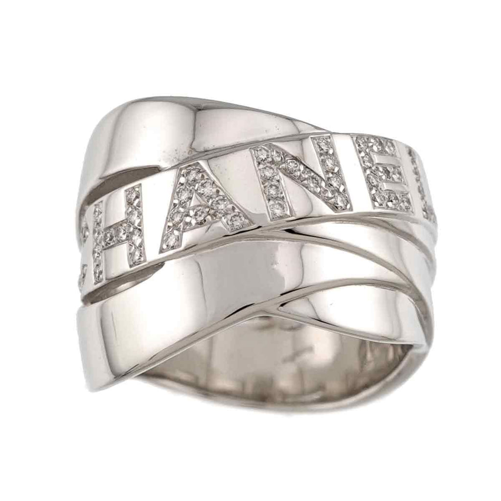 Chanel Boldic Ring Diamond 18k WG White Gold — view 2