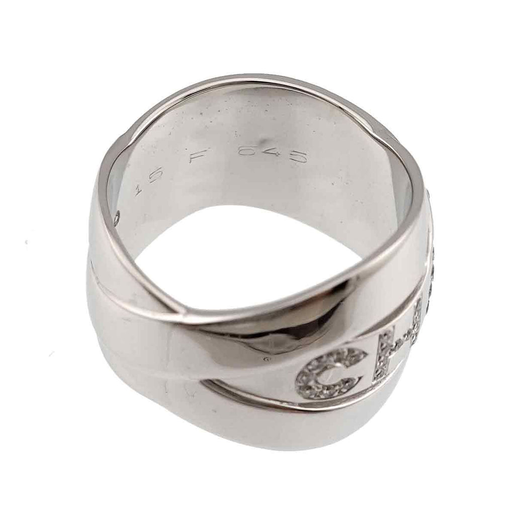 Chanel Boldic Ring Diamond 18k WG White Gold — view 4