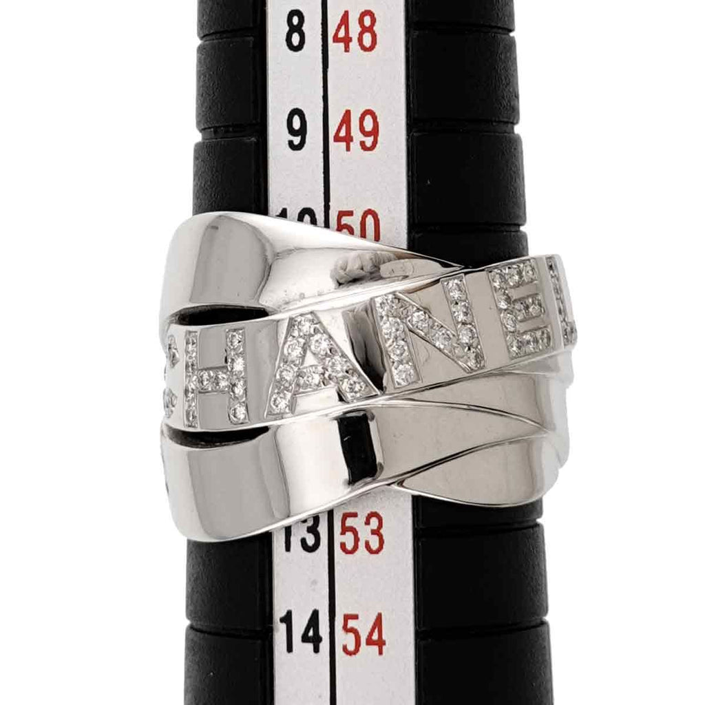 Chanel Boldic Ring Diamond 18k WG White Gold — view 7
