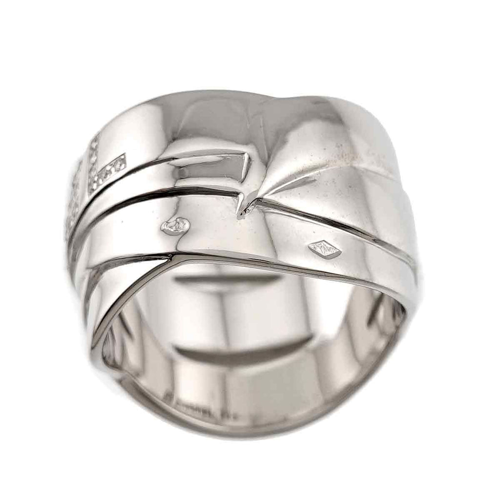 Chanel Boldic Ring Diamond 18k WG White Gold — view 6