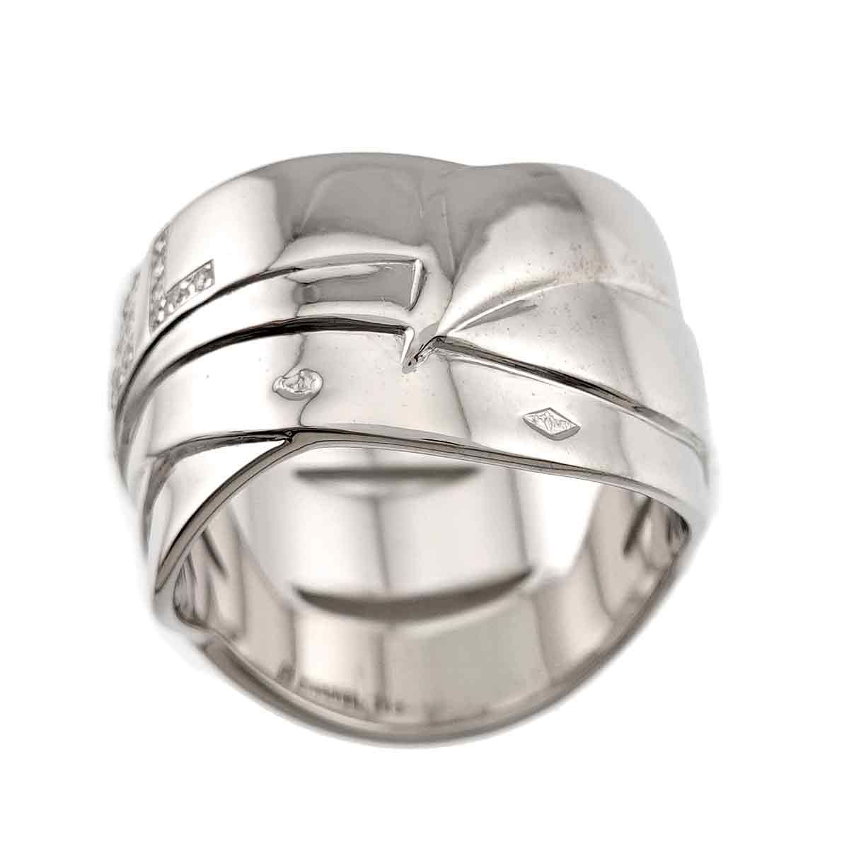 Chanel Boldic Ring Diamond 18k WG White Gold — view 6
