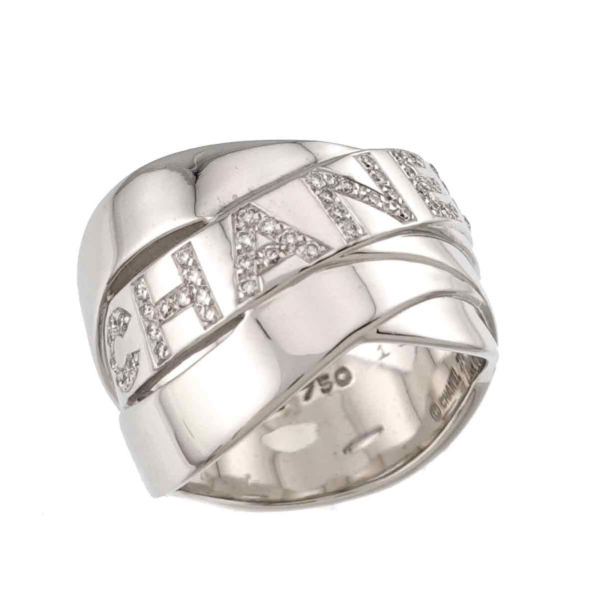 Chanel Boldic Ring Diamond 18k WG White Gold — view 5
