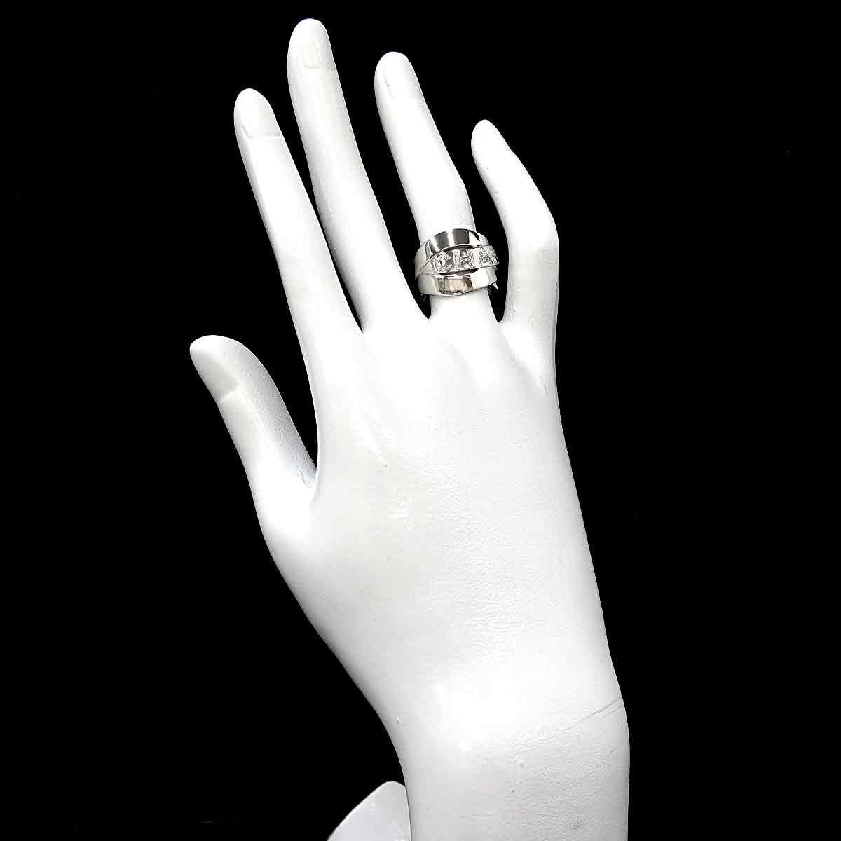Chanel Boldic Ring Diamond 18k WG White Gold — view 8