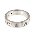 Gucci Icon Ring Diamond 18k WG White Gold 750 — view 3