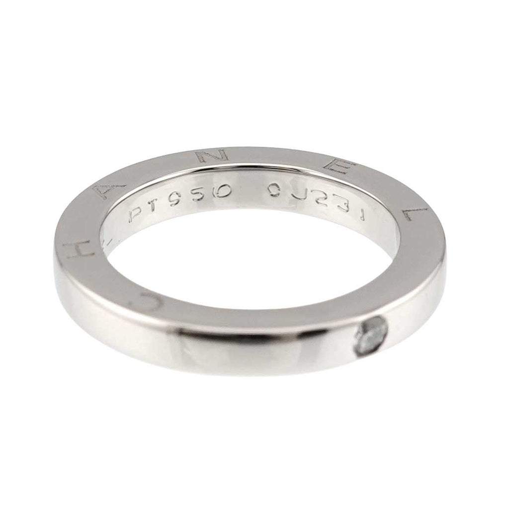 Chanel Ring Diamond Pt Platinum Signature — view 4