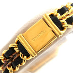 Chanel Premiere S Vintage Watch Black Gold Quartz — view 6