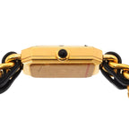 Chanel Premiere S Vintage Watch Black Gold Quartz — view 5