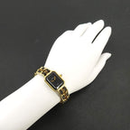 Chanel Premiere M Vintage Watch Black Gold — view 3