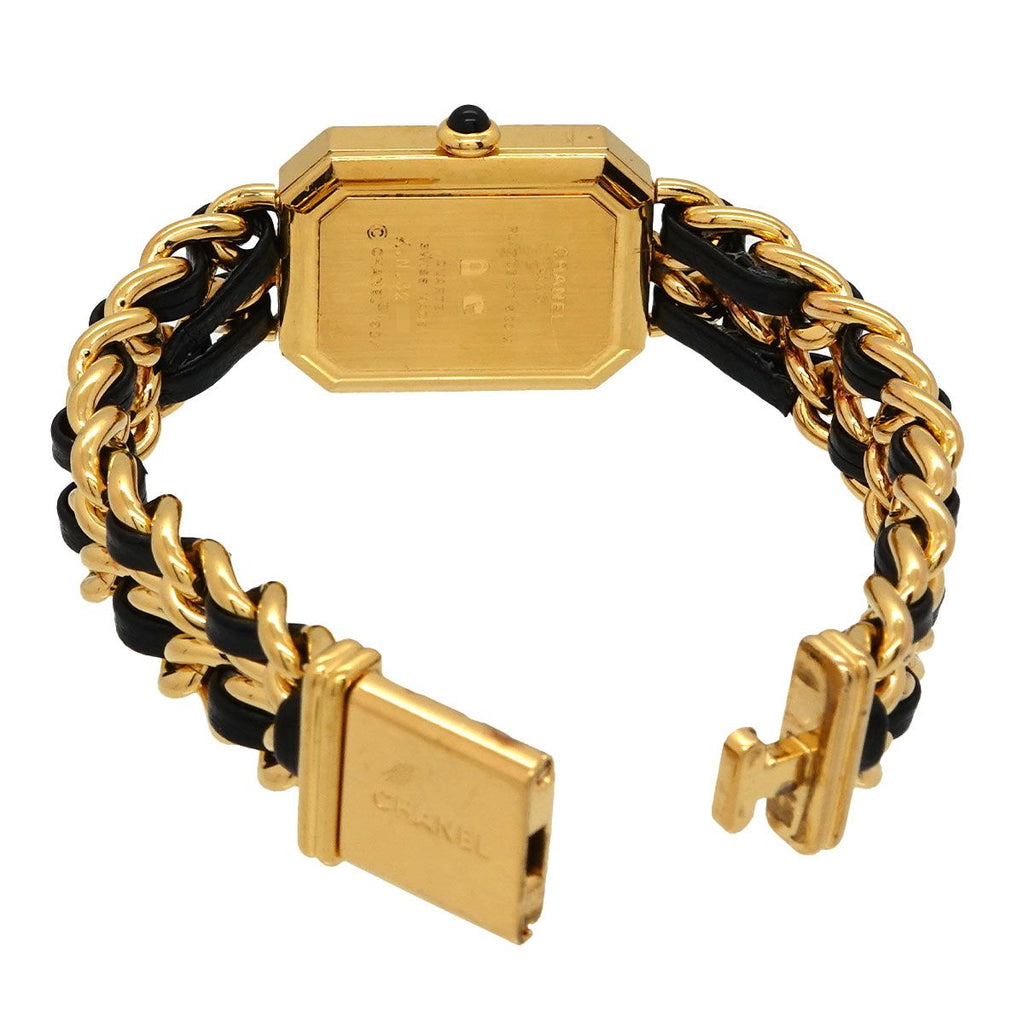 Chanel Premiere M Vintage Watch Black Gold — view 4