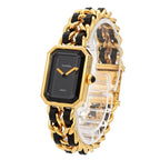 Chanel Premiere M Vintage Watch Black Gold — view 2