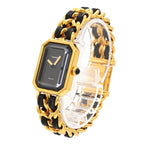 Chanel Premiere M Vintage Watch Black Gold — view 2
