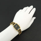 Chanel Premiere M Vintage Watch Black Gold — view 3