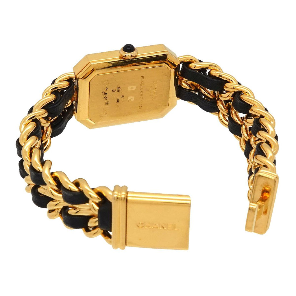 Chanel Premiere M Vintage Watch Black Gold — view 4