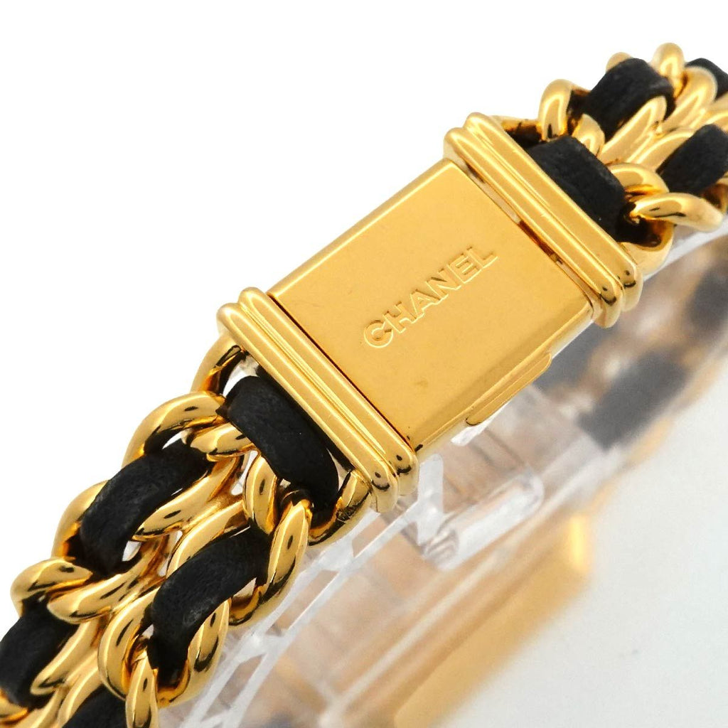Chanel Premiere M Vintage Watch Black Gold — view 6