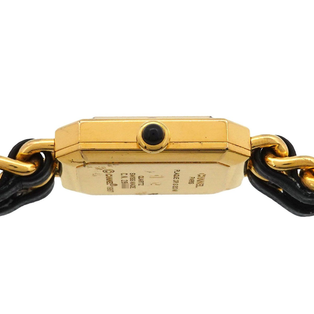 Chanel Premiere L Vintage Watch Black Gold — view 5