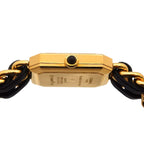 Chanel Premiere L Vintage Watch Black Gold — view 5