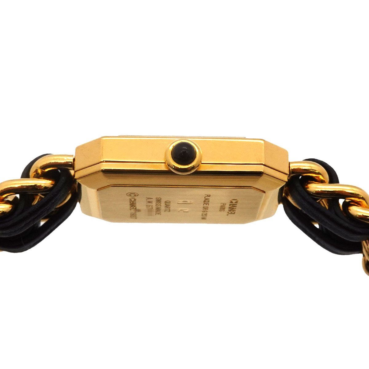 Chanel Premiere L Vintage Watch Black Gold — view 5