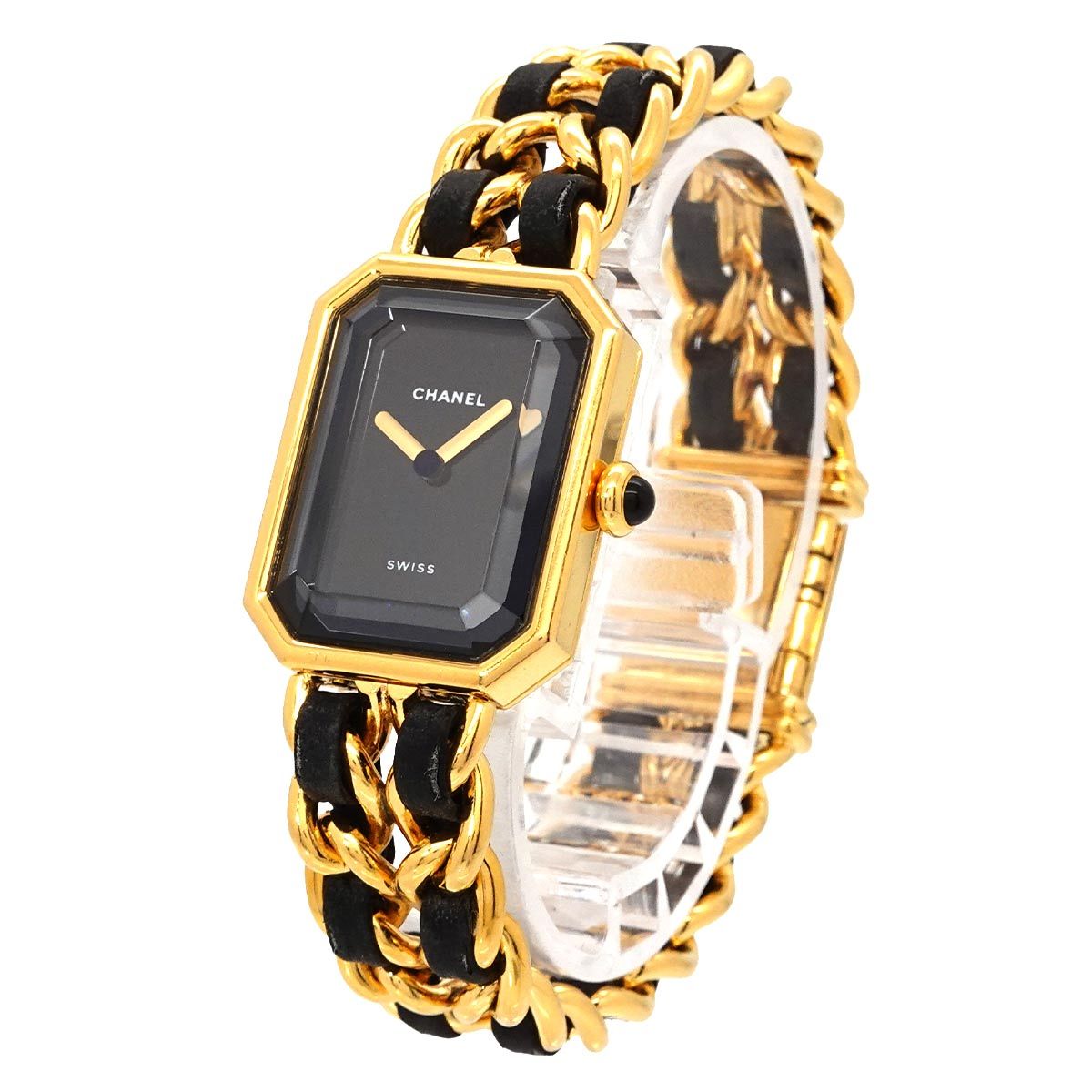 Chanel Premiere M Vintage Watch Black Gold — view 2