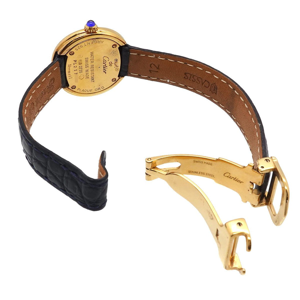 Cartier Must Trinity Vermeil Vintage Watch Quartz — view 4