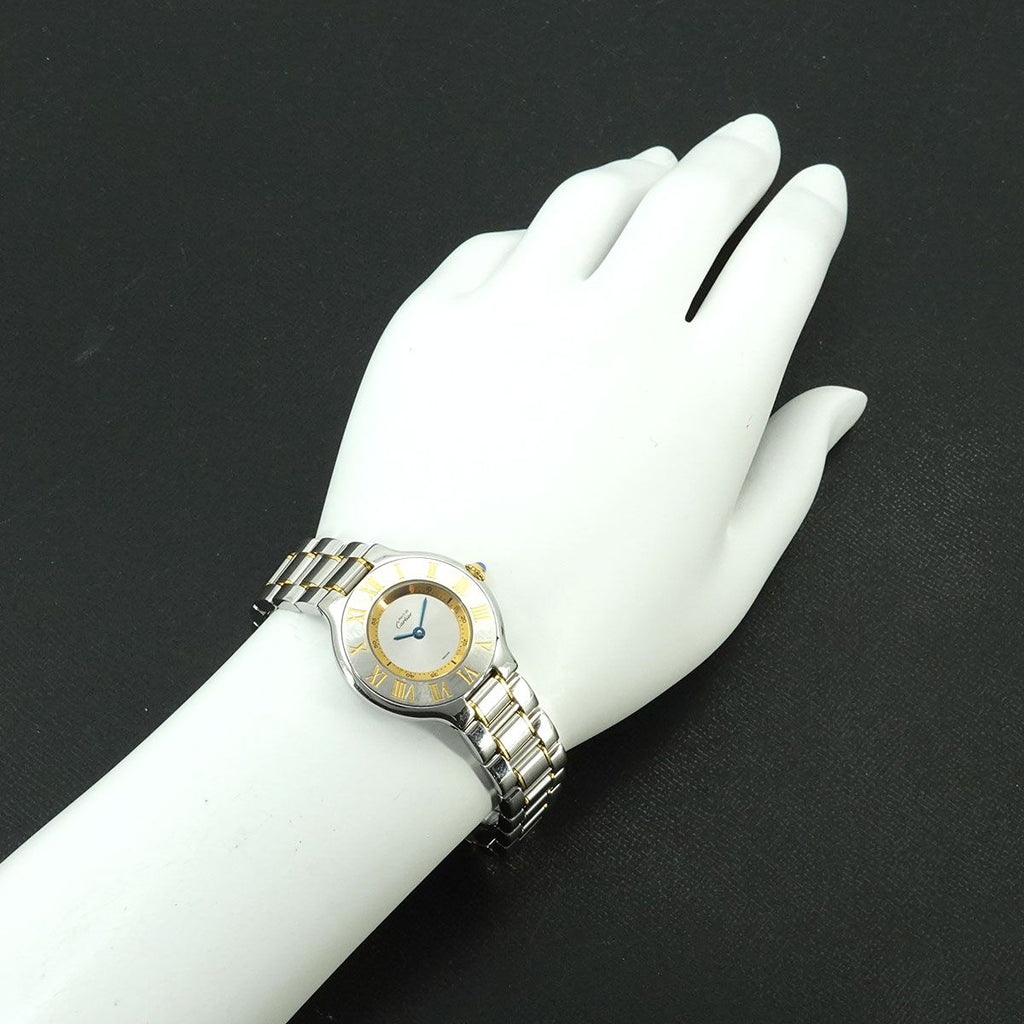 Cartier Must 21 Vantian Vintage Watch Silver Quartz — view 3