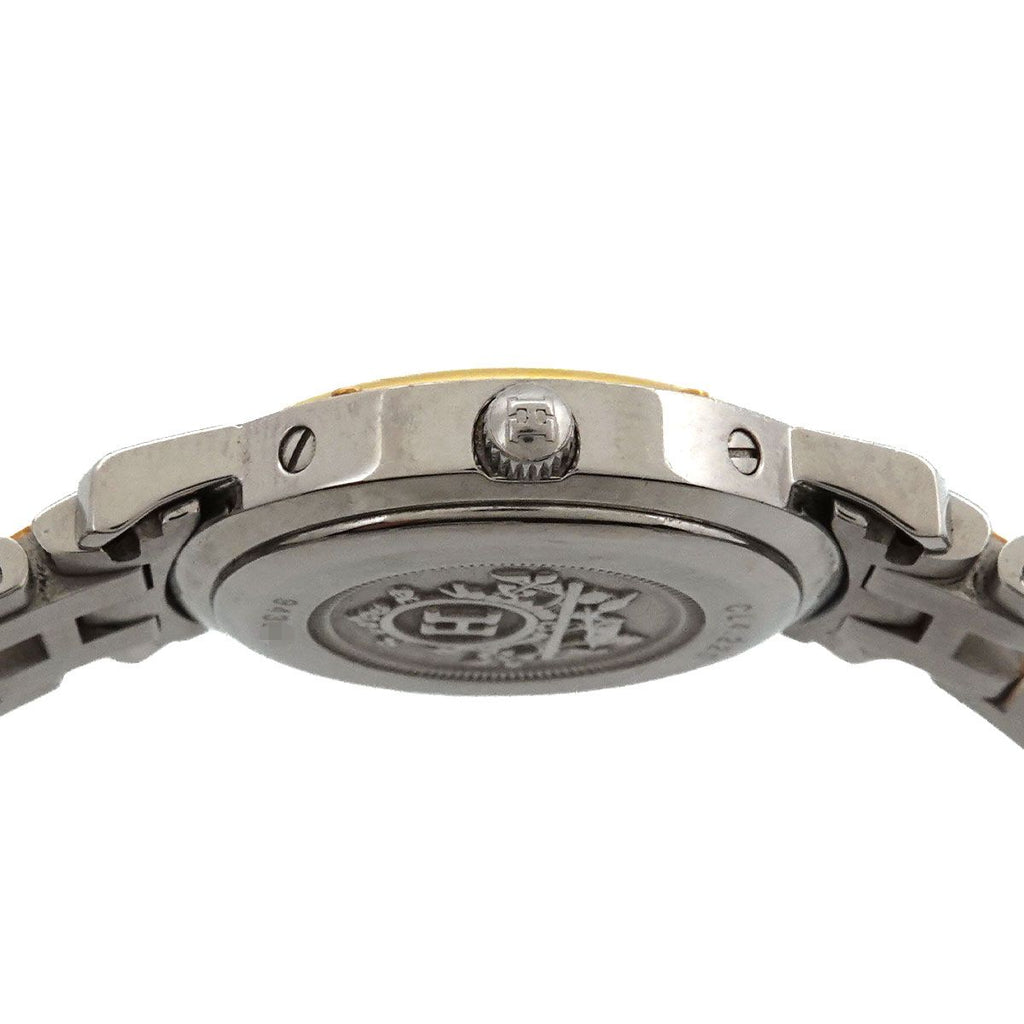 Hermes Clipper Cl4 220 Vintage Watch Date Ivory Quartz — view 6