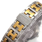 Hermes Clipper Cl4 220 Vintage Watch Date Ivory Quartz — view 7