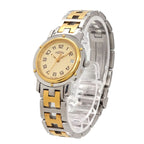 Hermes Clipper Cl4 220 Vintage Watch Date Ivory Quartz — view 3