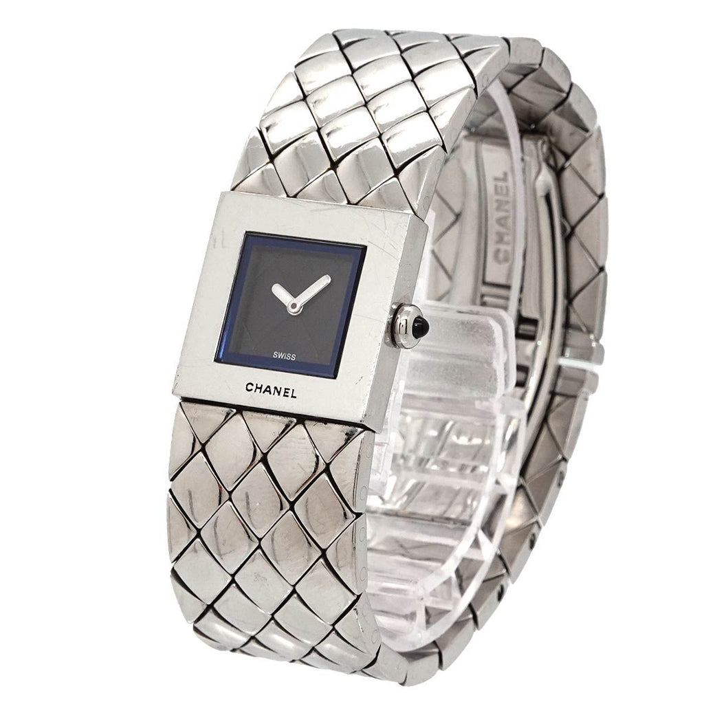 Chanel Quilted Vintage Watch Black Quartz — view 2