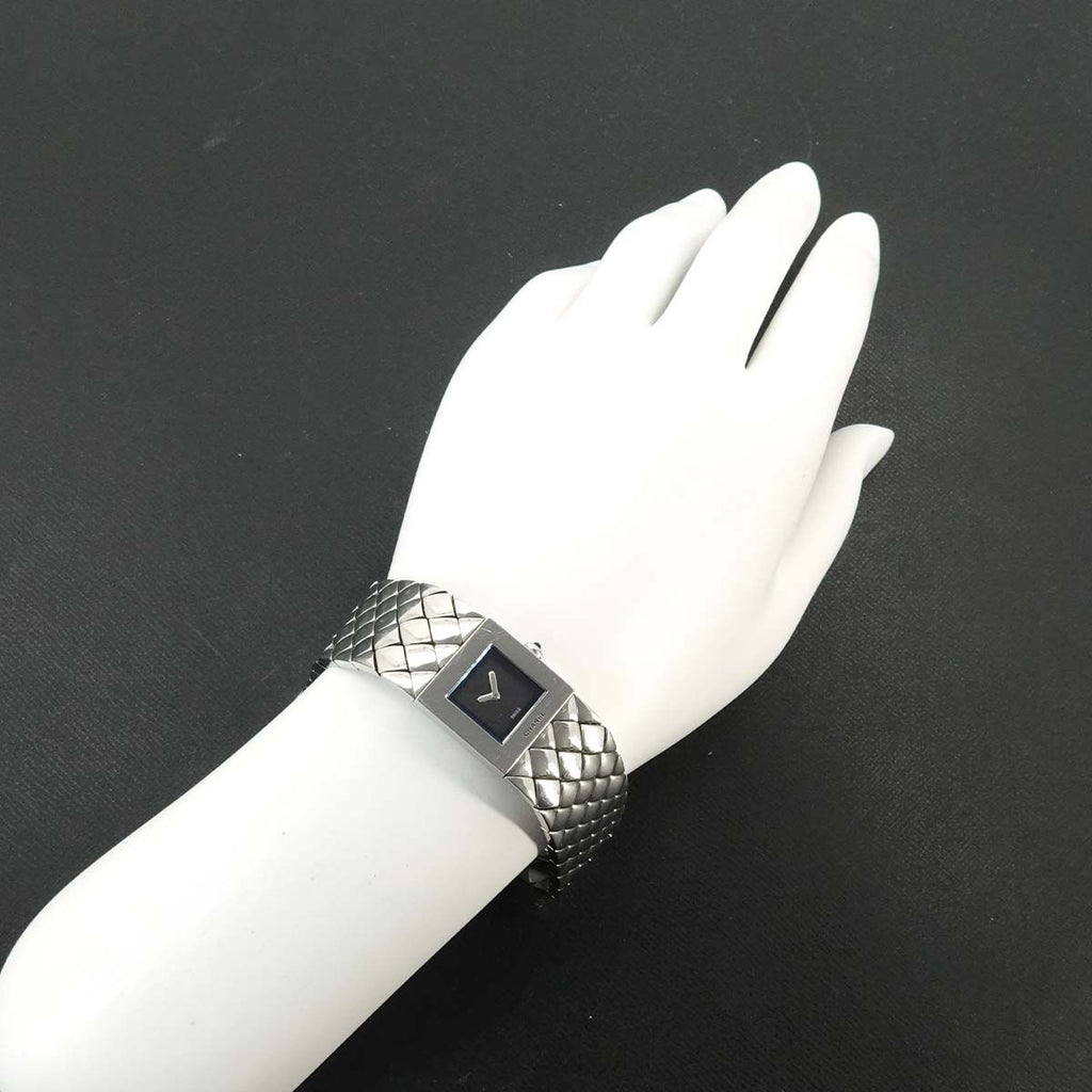Chanel Quilted Vintage Watch Black Quartz — view 3