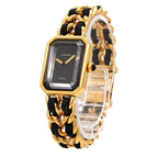 Chanel Premiere M Vintage Watch Black Gold — view 2