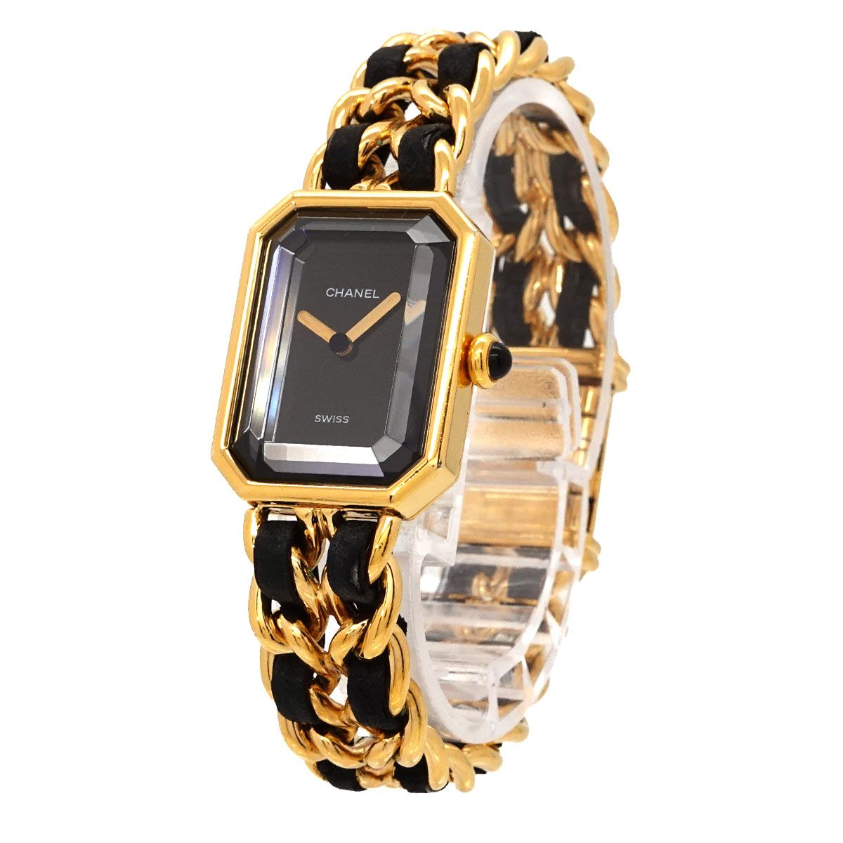 Chanel Premiere M Vintage Watch Black Gold — view 2