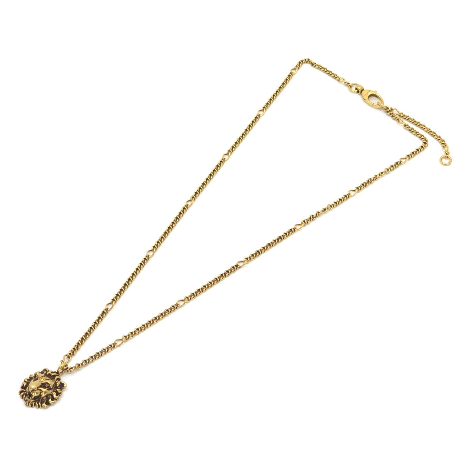 Gucci Lion Head Necklace 60.5 cm Gold — view 2