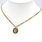 Gucci Lion Head Necklace 60.5 cm Gold