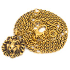 Gucci Lion Head Necklace 60.5 cm Gold — view 7