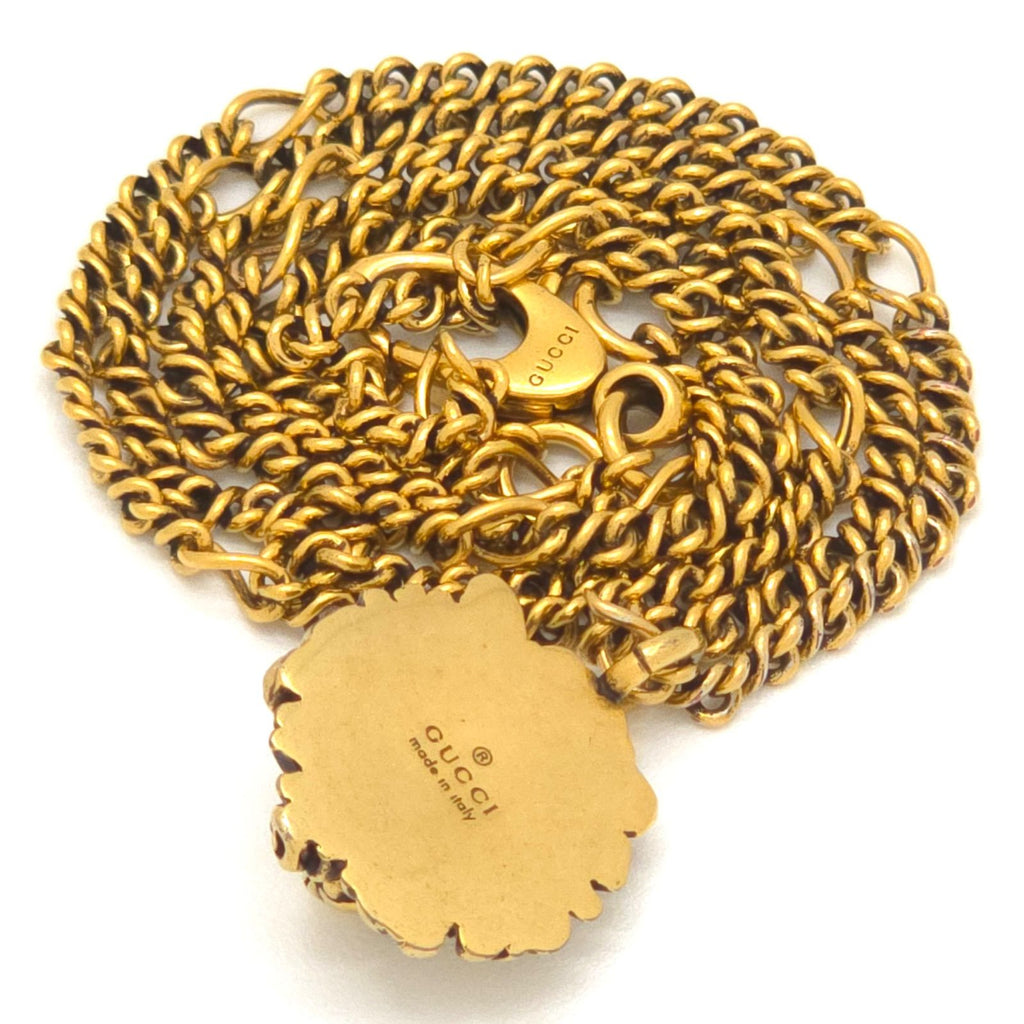 Gucci Lion Head Necklace 60.5 cm Gold — view 8