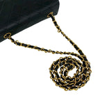 Chanel Card and Vintage Quilted Coco Lambskin Chain Shoulder Bag Black — view 4