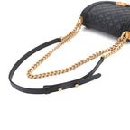Chanel Boy Small Messenger Bag Chain Shoulder Caviar Leather — view 5