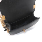 Chanel Boy Small Messenger Bag Chain Shoulder Caviar Leather — view 6
