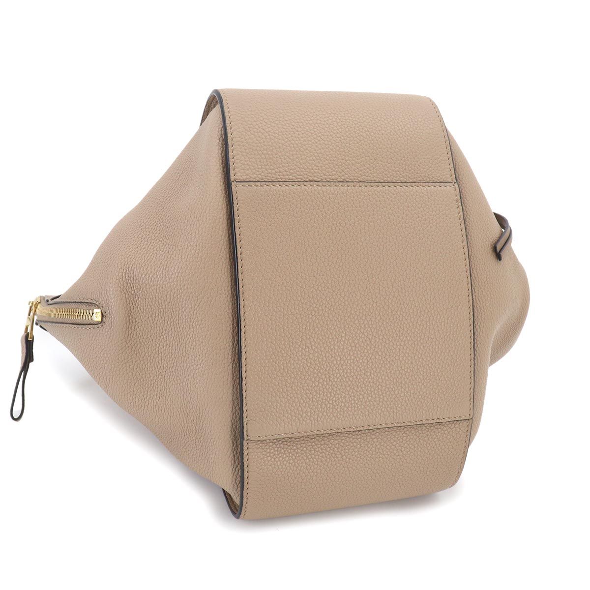 Loewe Hammock Small 2-Way Bag Leather Beige Brown Gold — view 4