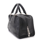 Loewe Amazona 28 Hand Bag Leather Black Silver — view 4
