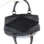 Loewe Amazona 28 Hand Bag Leather Black Silver — view 7