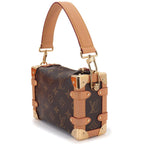 Louis Vuitton Monogram Side Trunk PM 2-Way Bag Brown — view 4