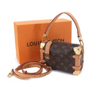 Louis Vuitton Monogram Side Trunk PM 2-Way Bag Brown — view 2
