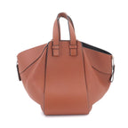 Loewe Hammock Small 2-Way Bag Leather Brown Silver — view 3