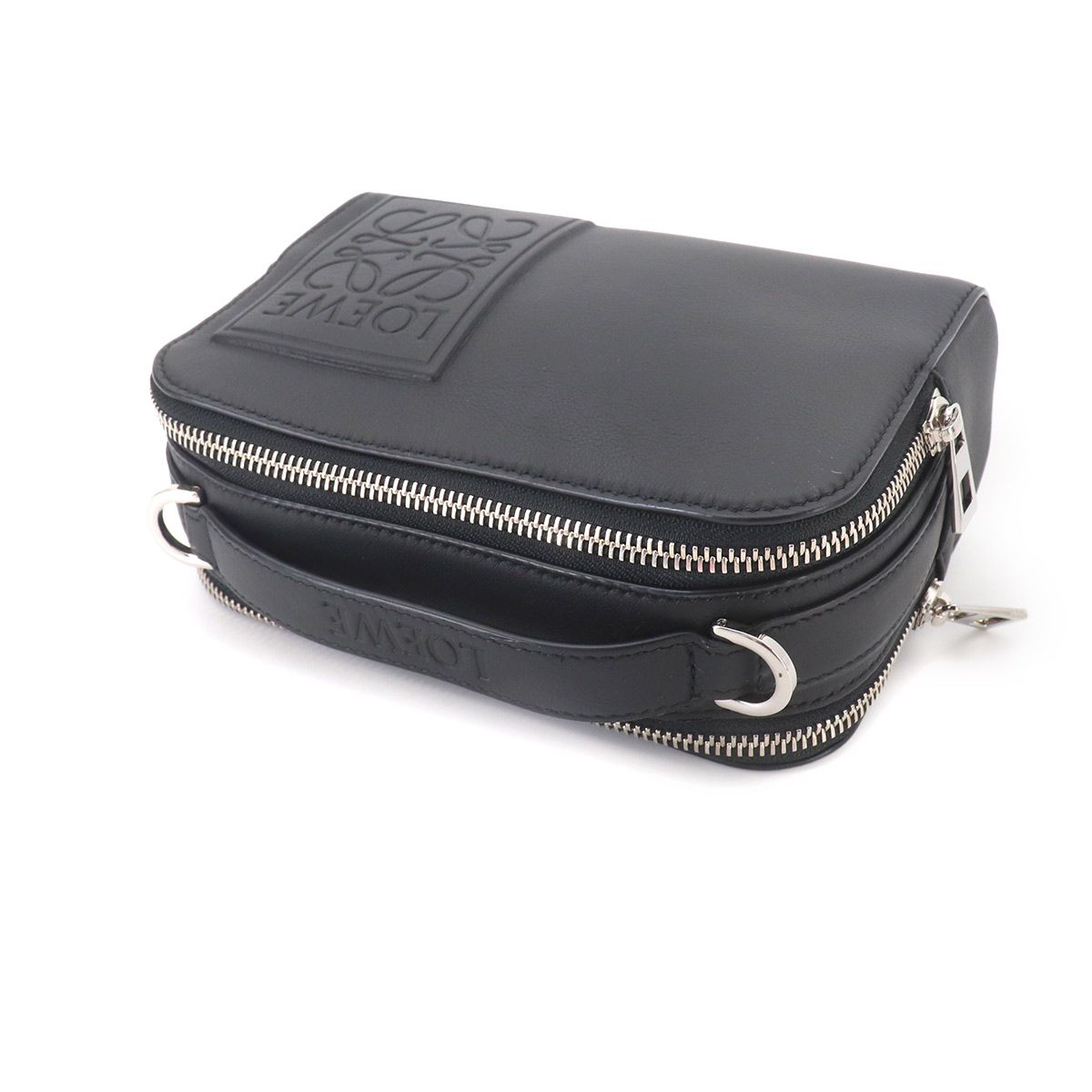 Loewe Crossbody Camera Bag Mini 2-Way Leather Black — view 6