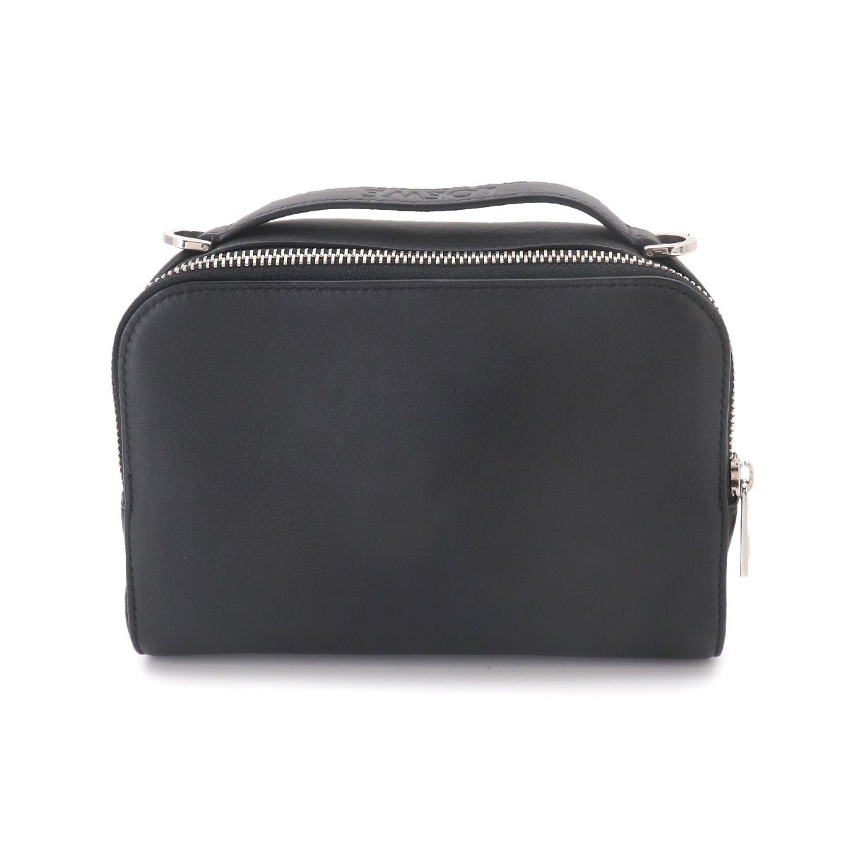 Loewe Crossbody Camera Bag Mini 2-Way Leather Black — view 3